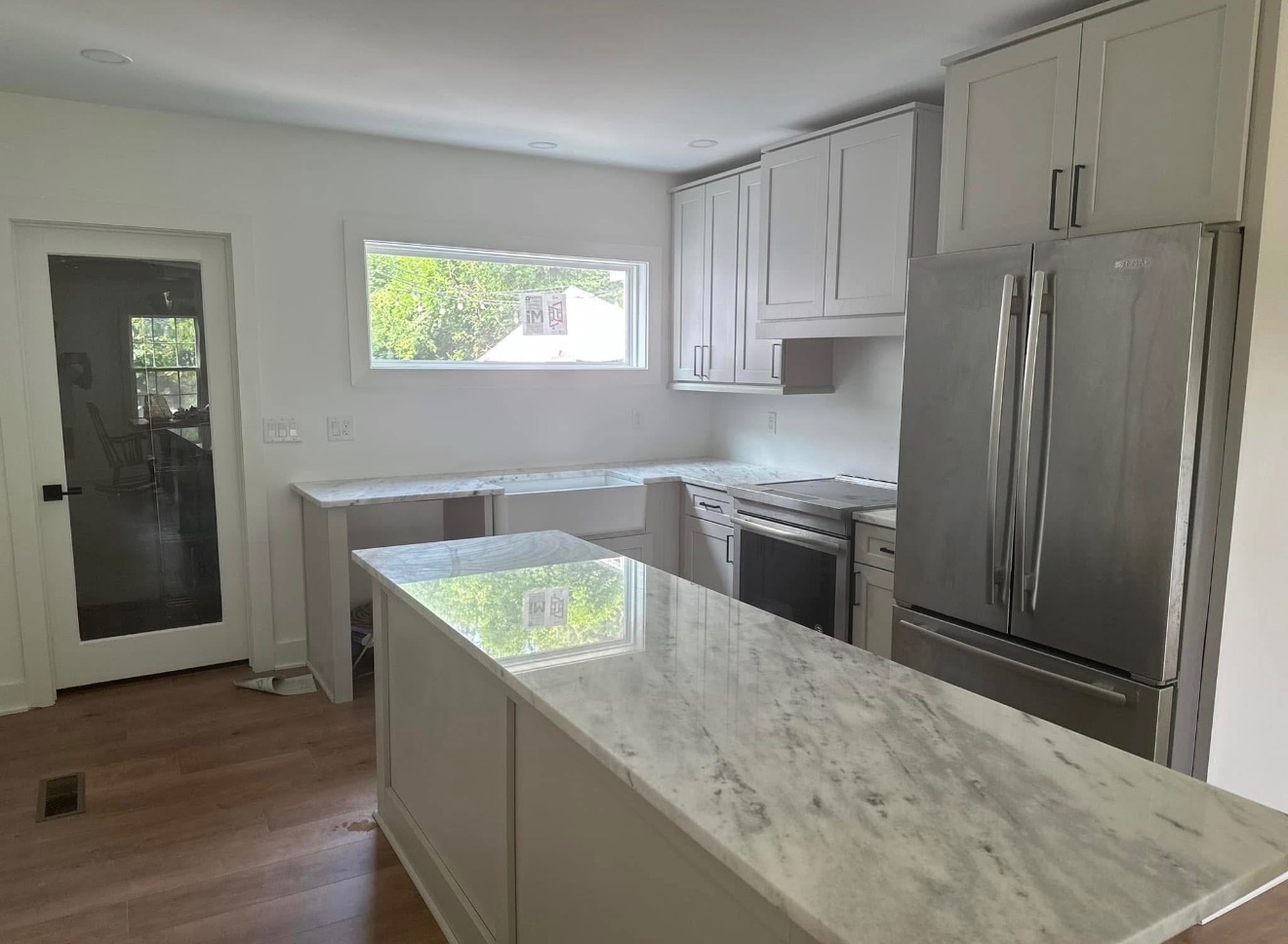Kitchen renovation in progress