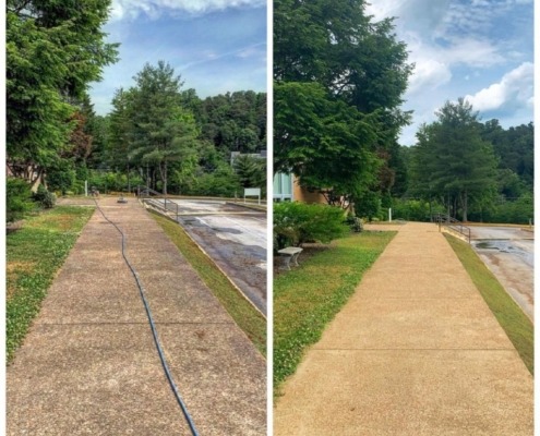 pressure washing